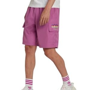 Adidas Men's Purple Hyperreal Cargo Shorts Size Large